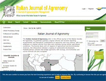Tablet Screenshot of agronomy.it