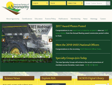 Tablet Screenshot of agronomy.org